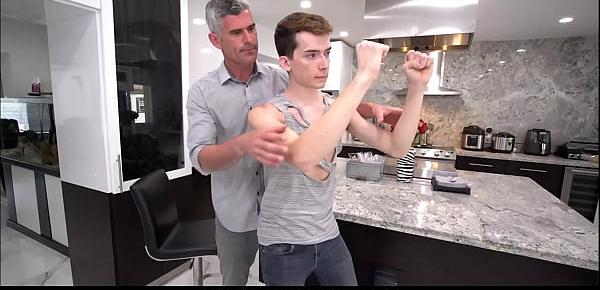  Hot Step Dad Fucks His Bullied Twink Step Son After Teaching Him To Fight